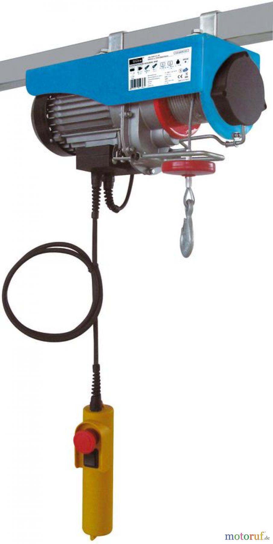 Güde Hebetechnik Seilzüge ELEKTRO-SEILZUG GSZ 100/200 - 55050