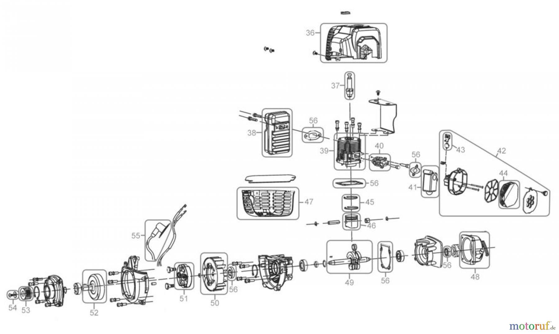 Güde Gartentechnik Rasenmäher Benzin-Rasenmäher Schnittbreite bis 45cm MOTOR-SPINDELMÄHER MS1600 3 IN 1 - 95117 FSL95117-01 Seite 2