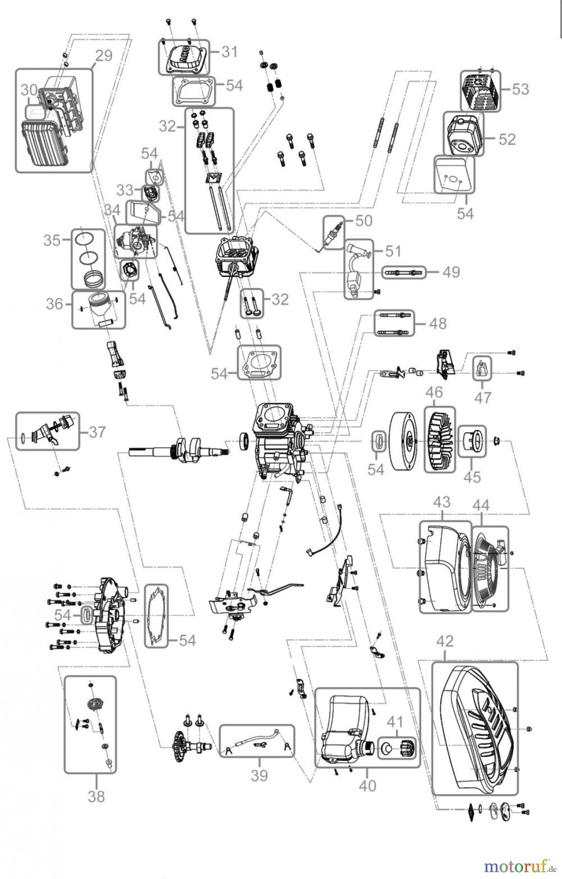 Güde Gartentechnik Rasenmäher Benzin-Rasenmäher Schnittbreite bis 45cm RASENMÄHER BIG WHEELER 460 AP - 95135 FSL95135-01 Seite 2
