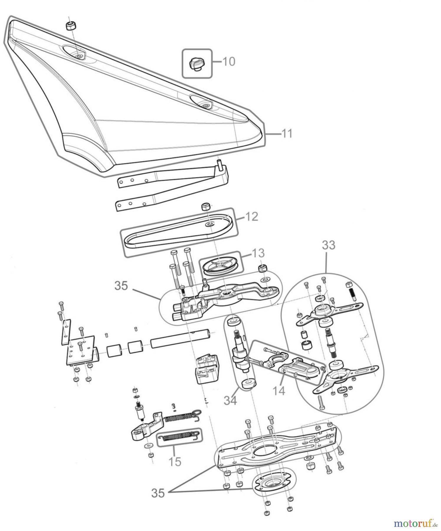 Güde Gartentechnik Rasenmäher Benzin-Rasenmäher Schnittbreite bis 45cm BALKENMÄHER GBM 800 BS - 95175 FSL95175-01 Seite 2