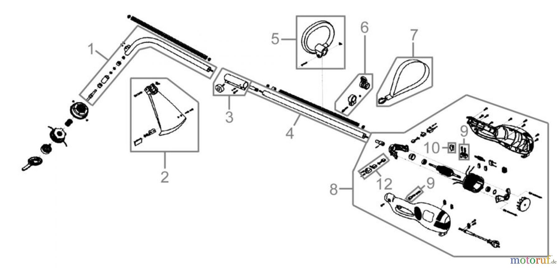 Güde Gartentechnik Freischneider Elektro-Freischneider ELEKTRO-FREISCHNEIDER GMS 650 E - 94354 FSL94354-01