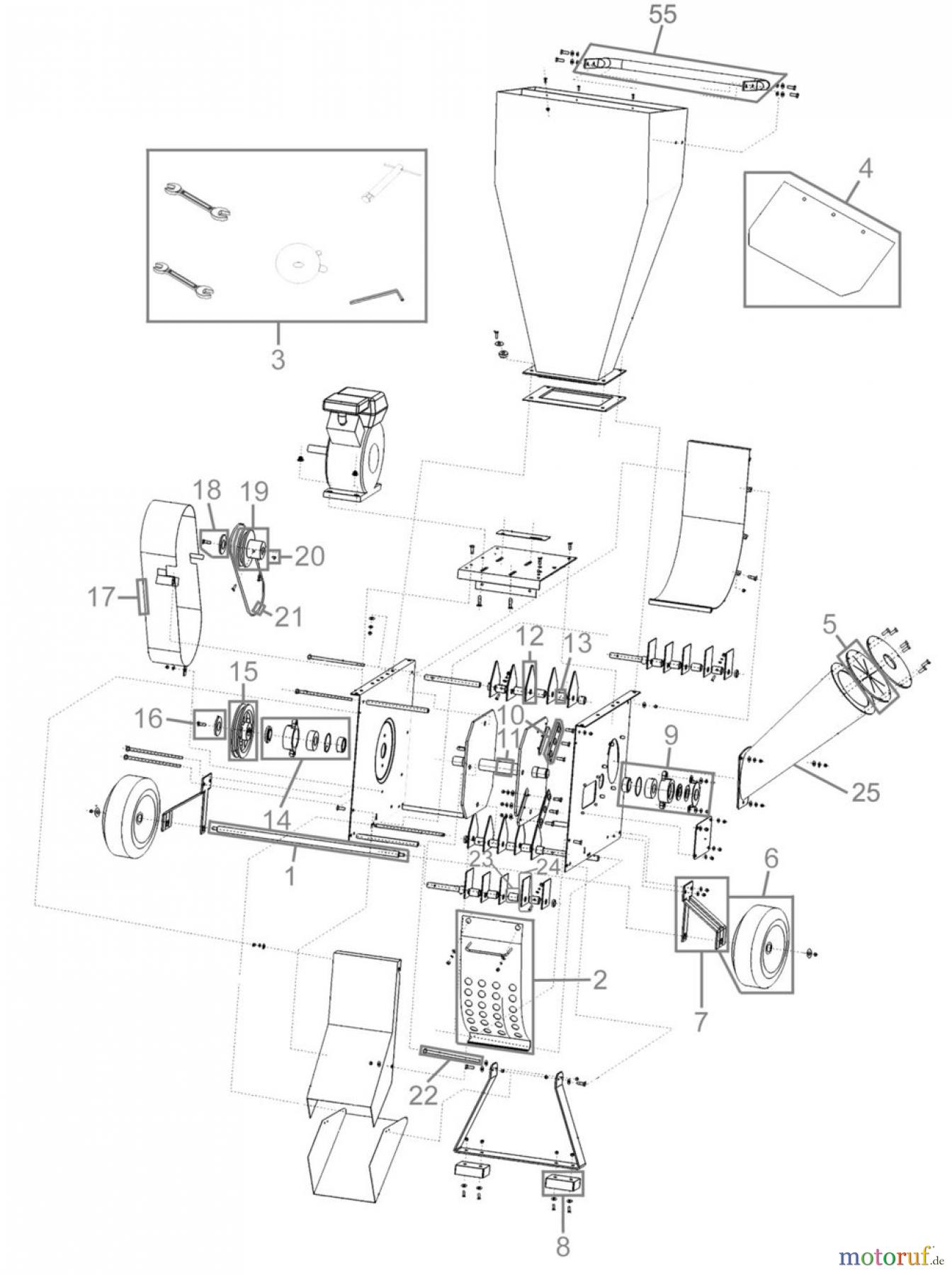 Güde Gartentechnik Häcksler Benzin-Häcksler BENZIN-GARTENHÄCKSLER GH 650 B - 94360 FSL94360-01 Seite 1