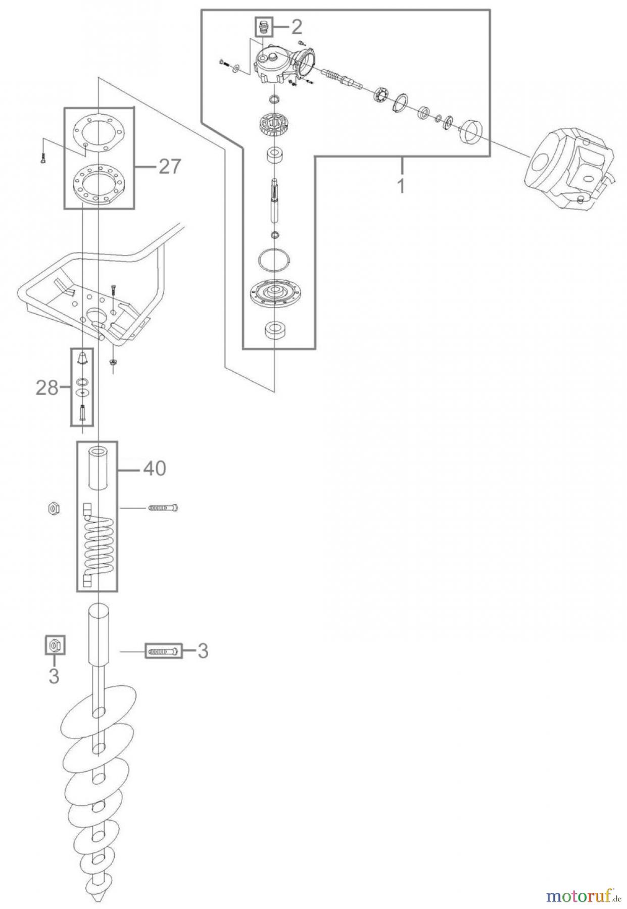 Güde Gartentechnik Erdbohrer MOTOR-ERDBOHRER GE 1650 - 94137 FSL94137-02 Seite 1