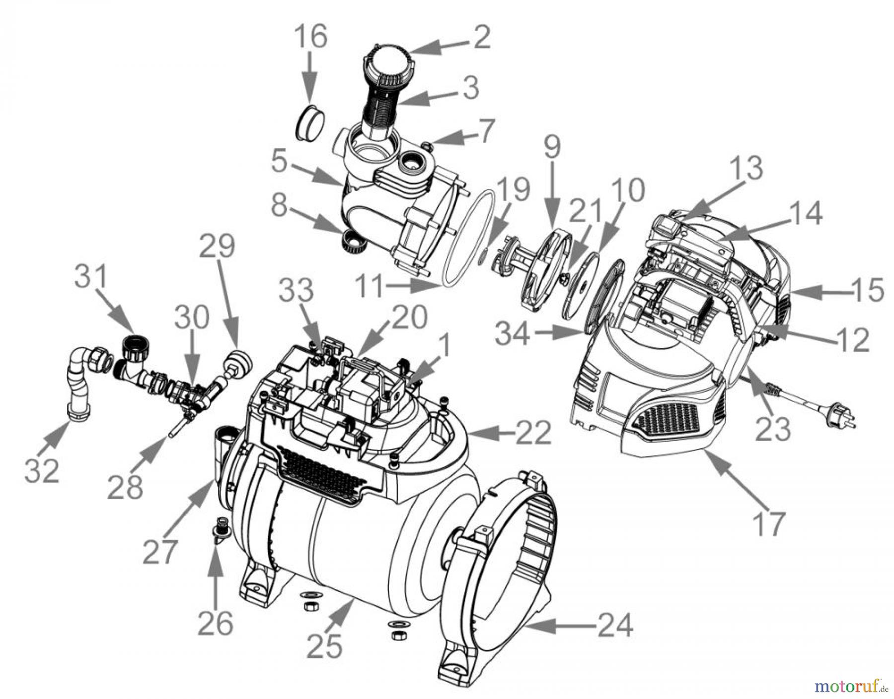 Güde Pumpentechnik Hauswasserwerke HAUSWASSERWERK HWW 600 VF P - 06032 FSL06032-01