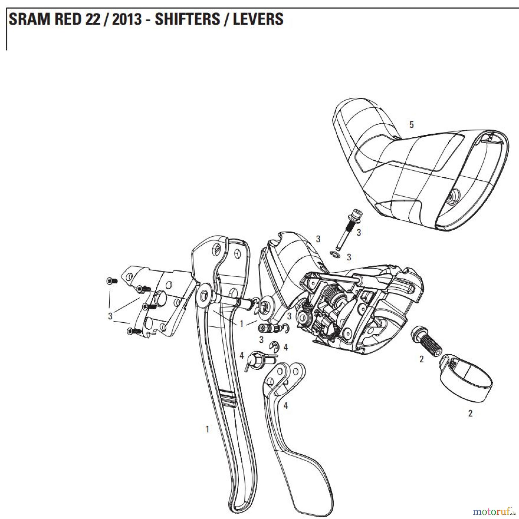 Sram Sram SRAM RED 22 / 2013 - SHIFTERS / LEVERS