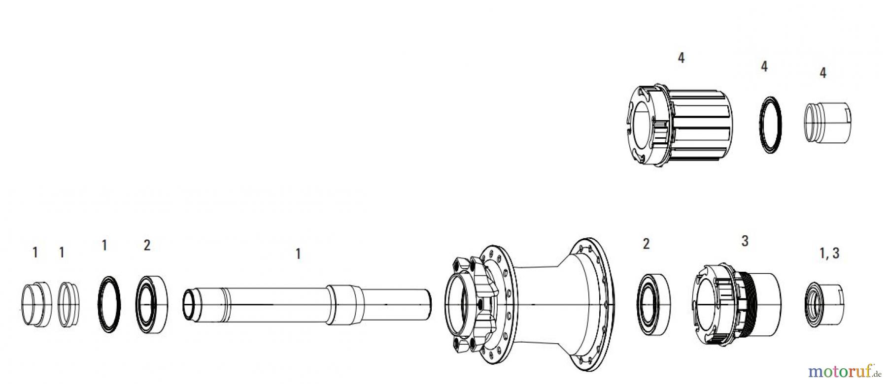Sram Sram SRAM 716 / 746 - MTB HUB