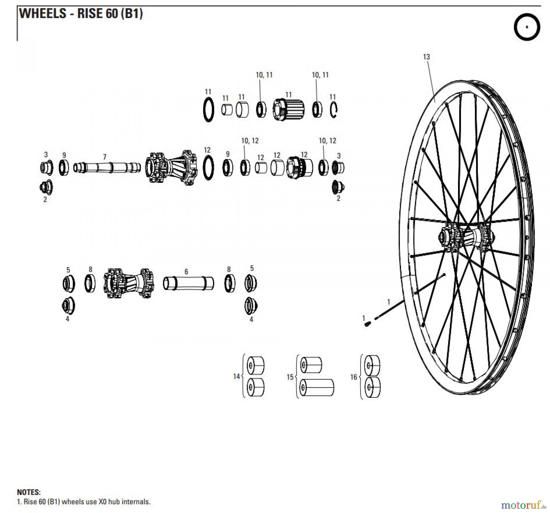 Sram Sram WHEELS - RISE 60 (B1)