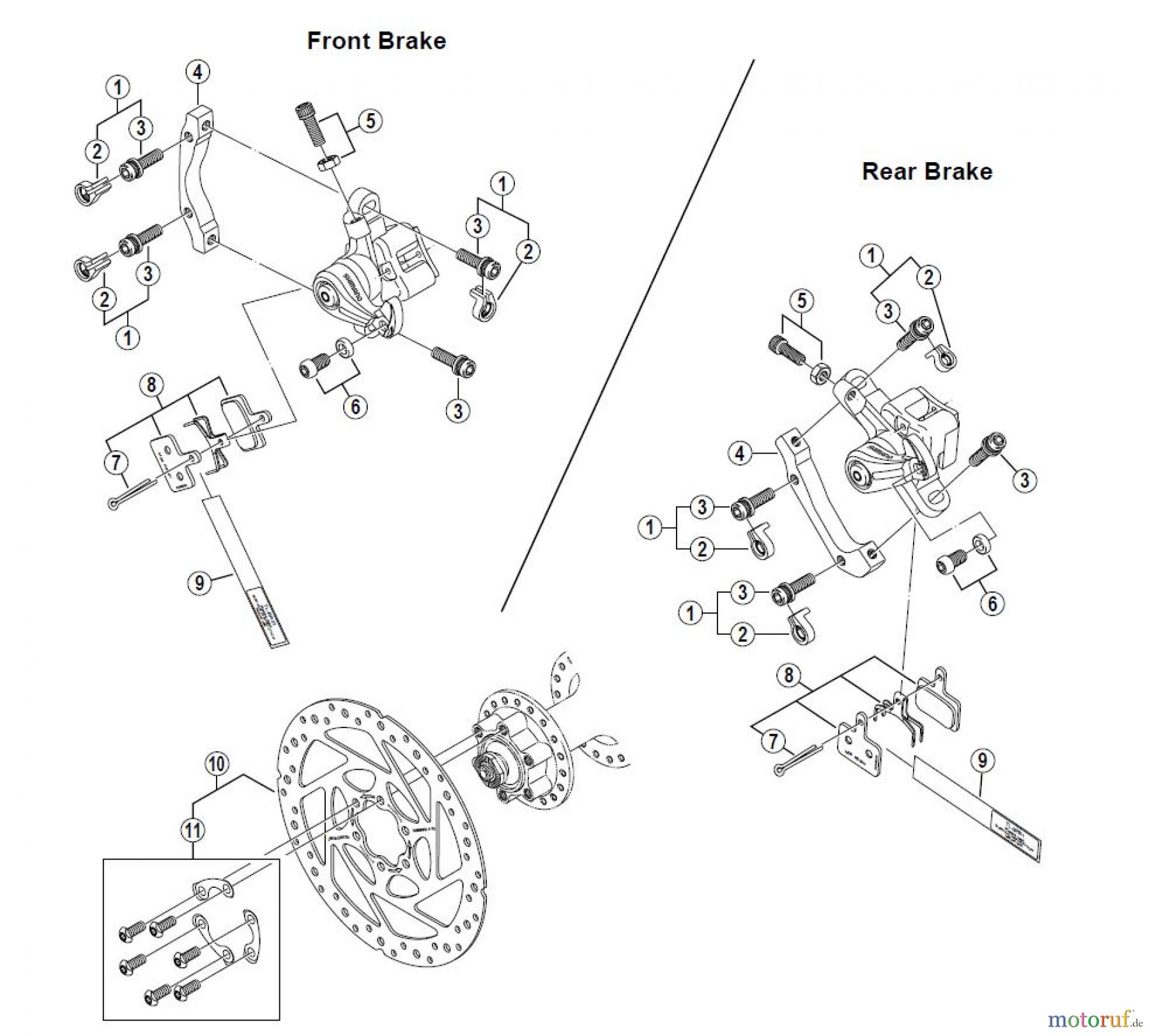 Shimano BR Brake - Bremse BR-M475-2179C