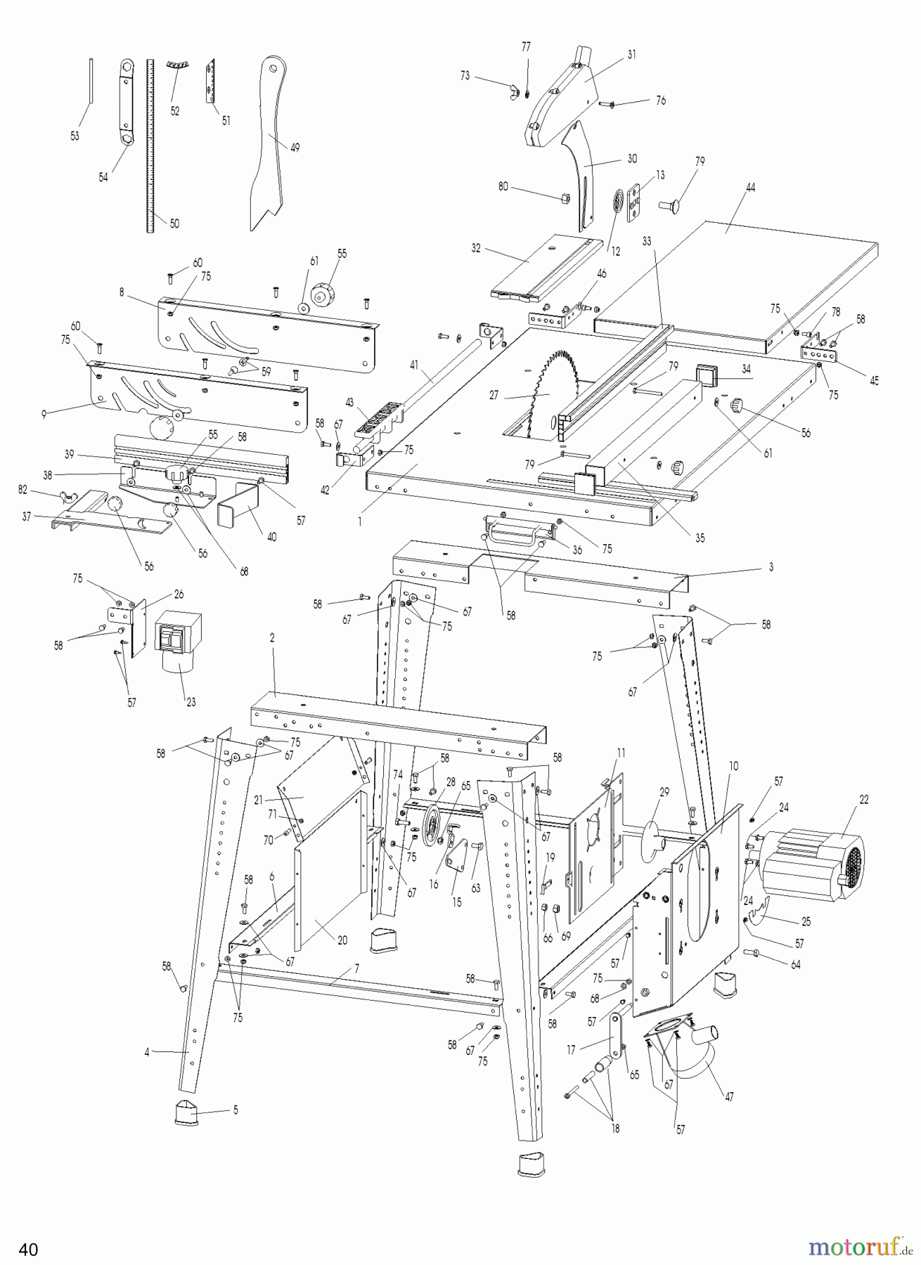  Atika Holz Tischkreissägen BTA 90