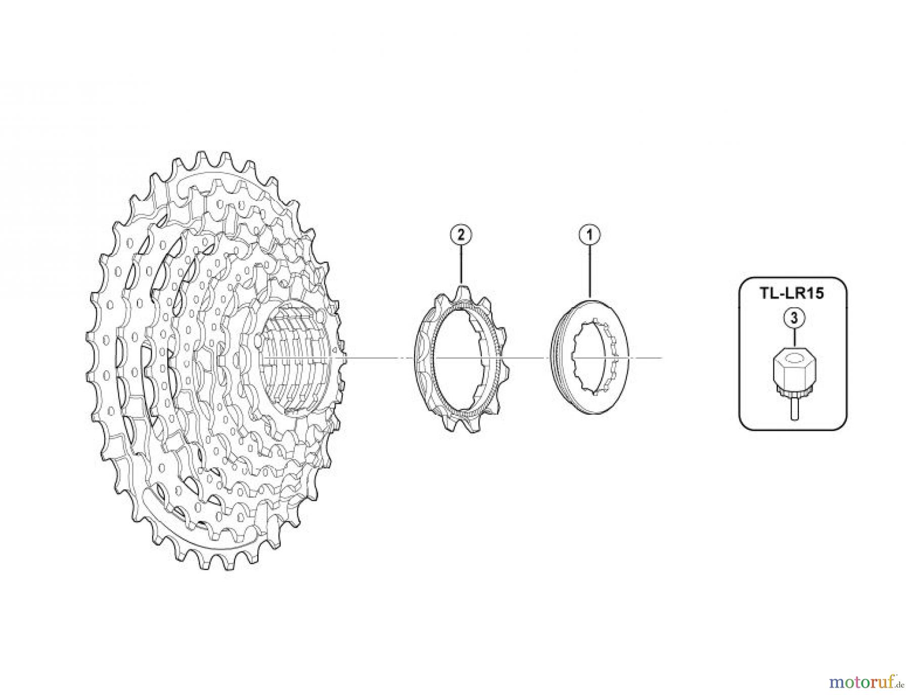 Shimano CS Cassette / Zahnkranz CS-HG41-8-3236A Cassette Sprocket (8-Speed)