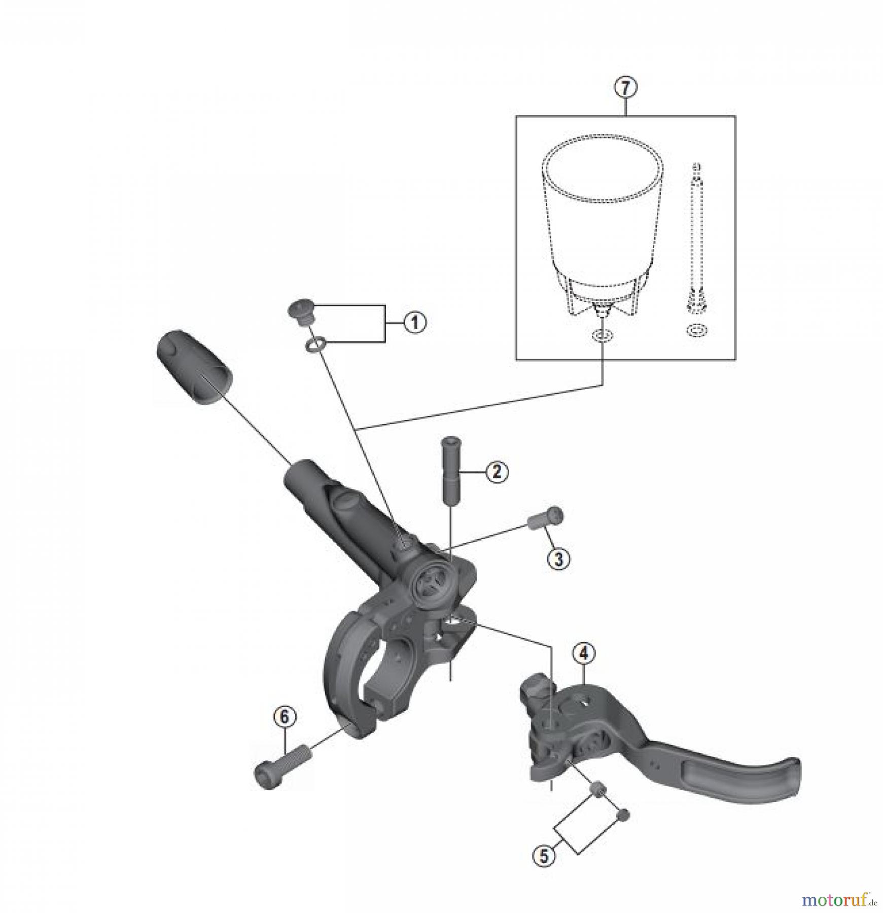 Shimano BL Brake Lever - Bremshebel BL-M9020-3781. XTR Brake Lever