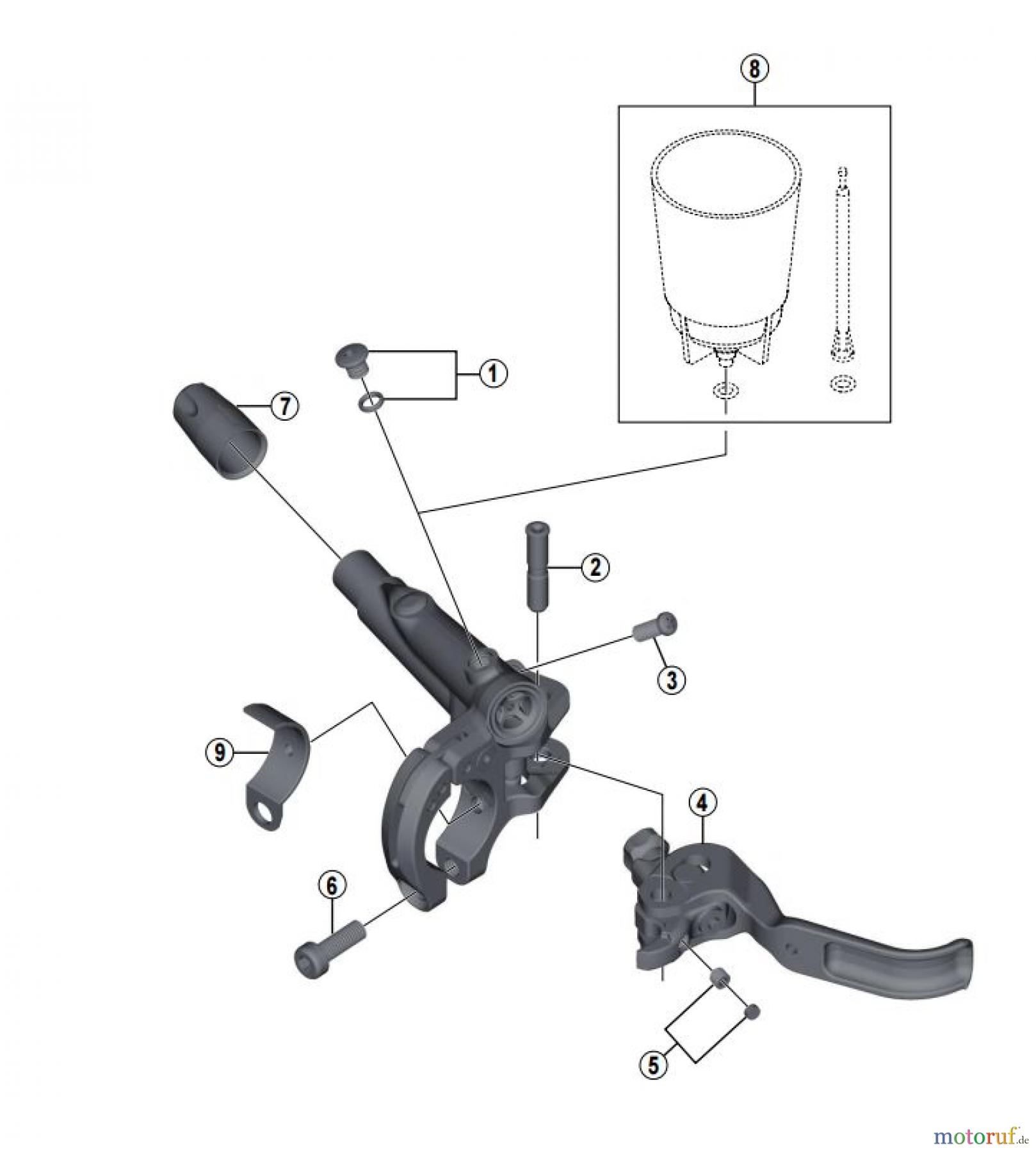 Shimano BL Brake Lever - Bremshebel BL-M9020 -3781A