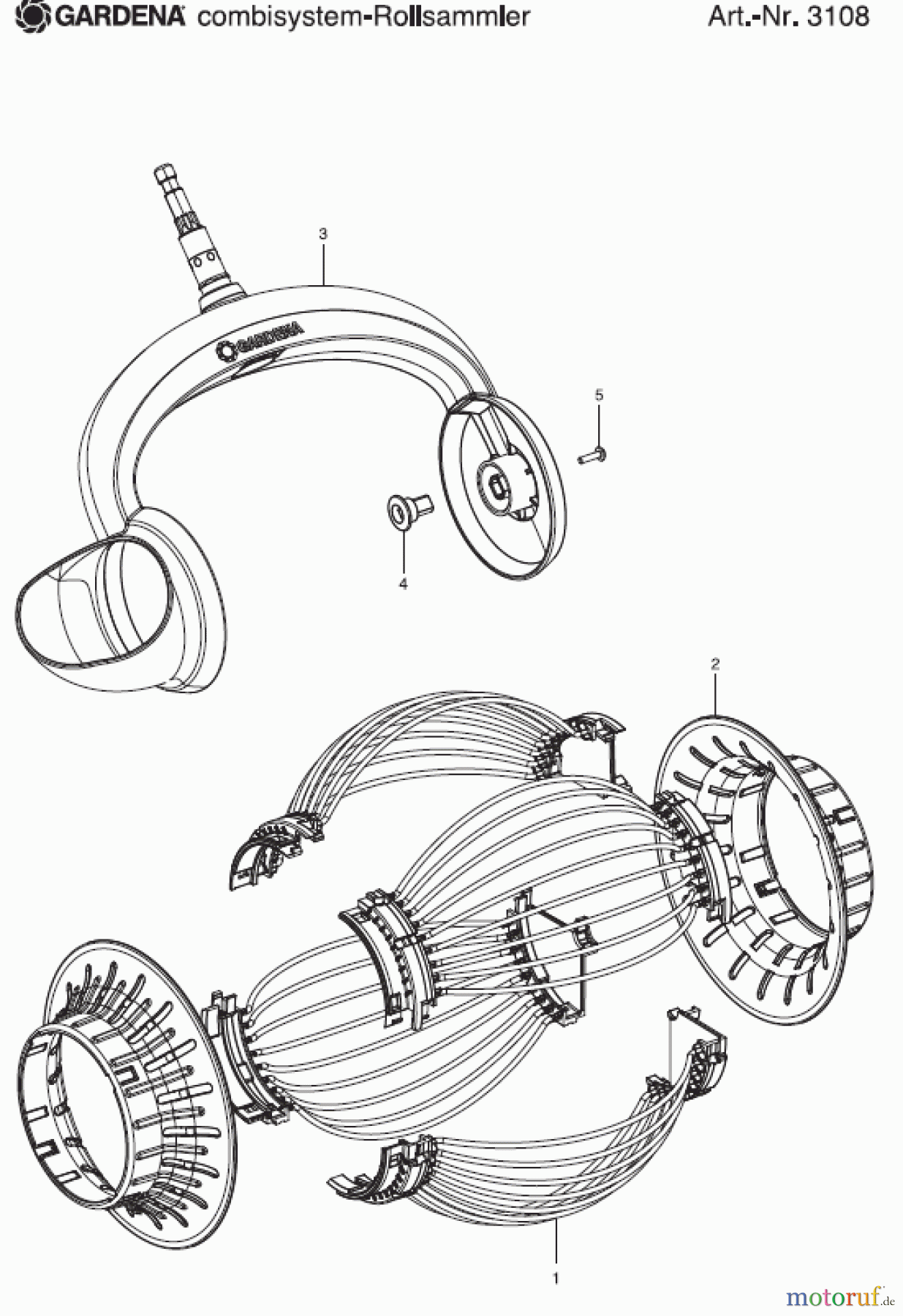 Gardena Sonstiges Gartenmobil combisystem-Rollsammler