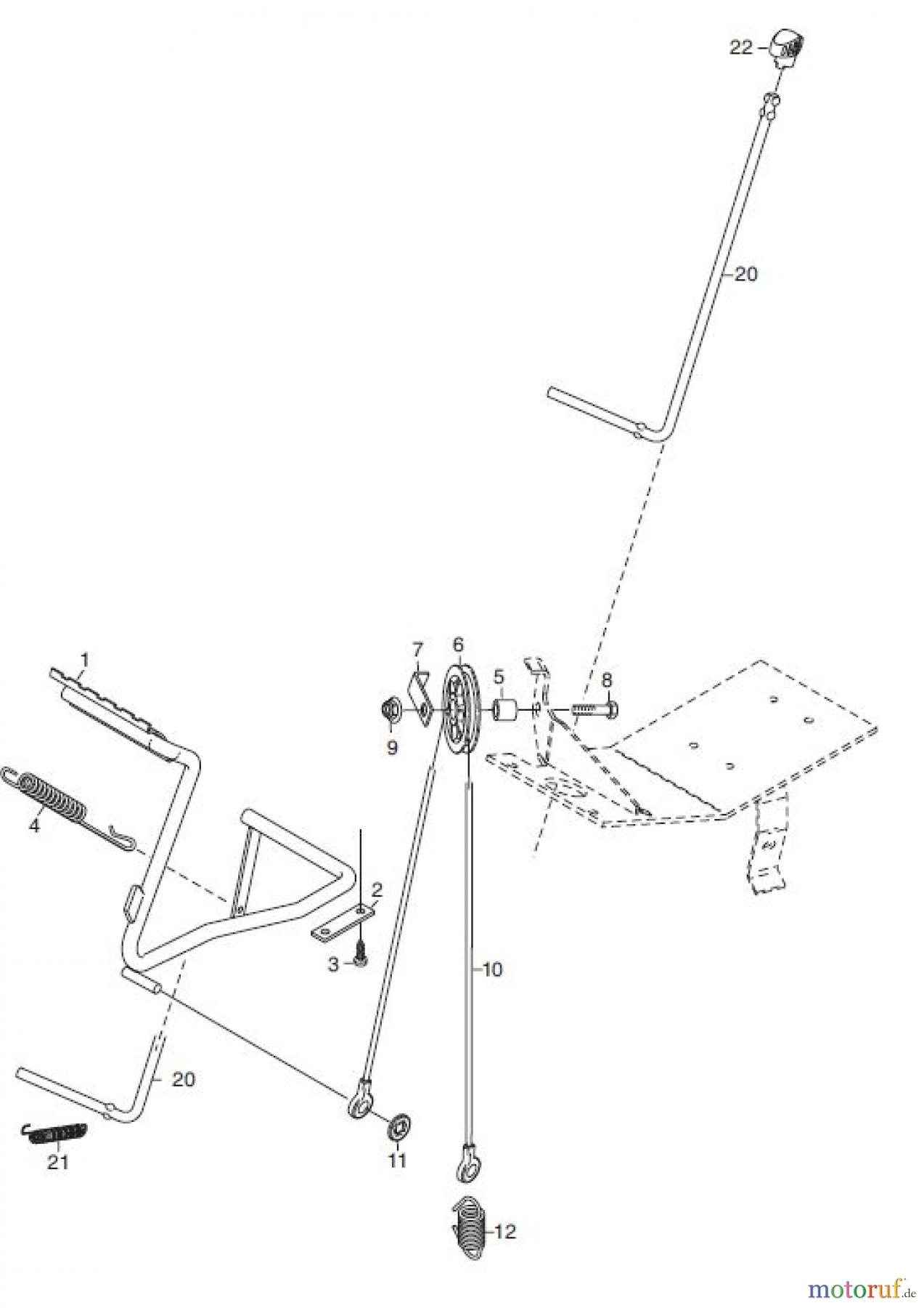 Global Garden Products GGP Frontmäher X1 2008 MÄHWERKHEBER