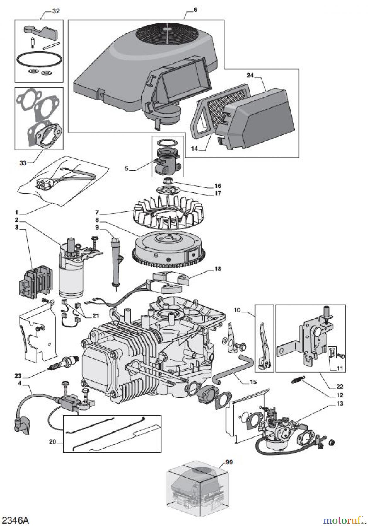  Global Garden Products GGP Frontmäher X1 2009 GGP-Engines WM12-14 for Front Mowers