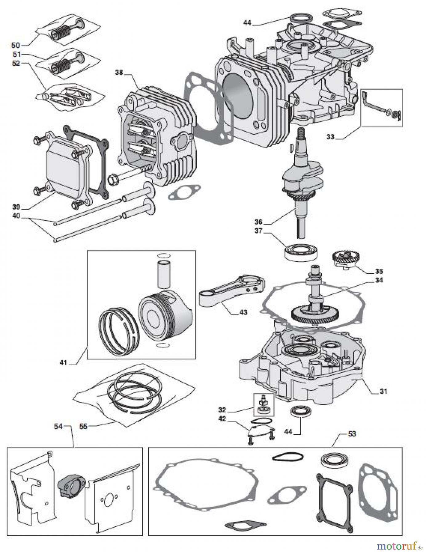Global Garden Products GGP Frontmäher X1 2009 GGP-MOTOR WM 12 WM 14