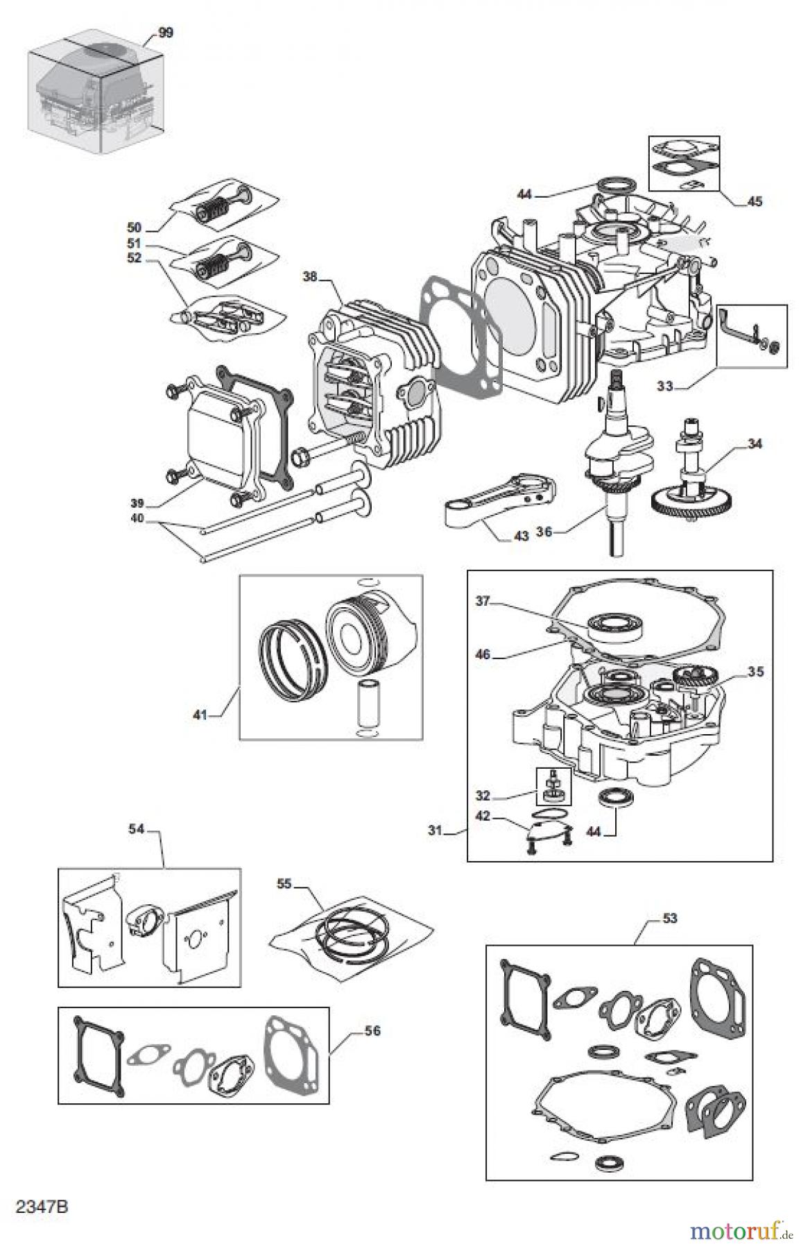 Global Garden Products GGP Frontmäher X1 2010 GGP-MOTOR WM 12-12,5 WM 14
