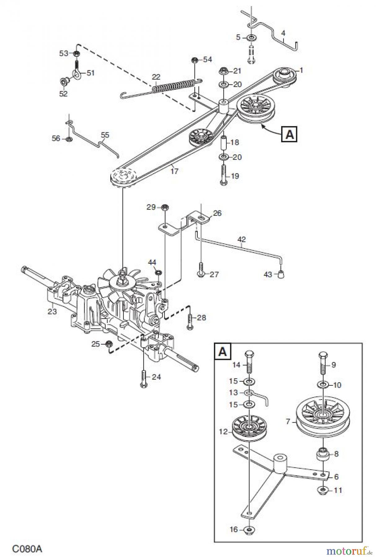  Global Garden Products GGP Frontmäher XM_Series 2007 XM 140 HD- XM 160 HD TRANSMISSION