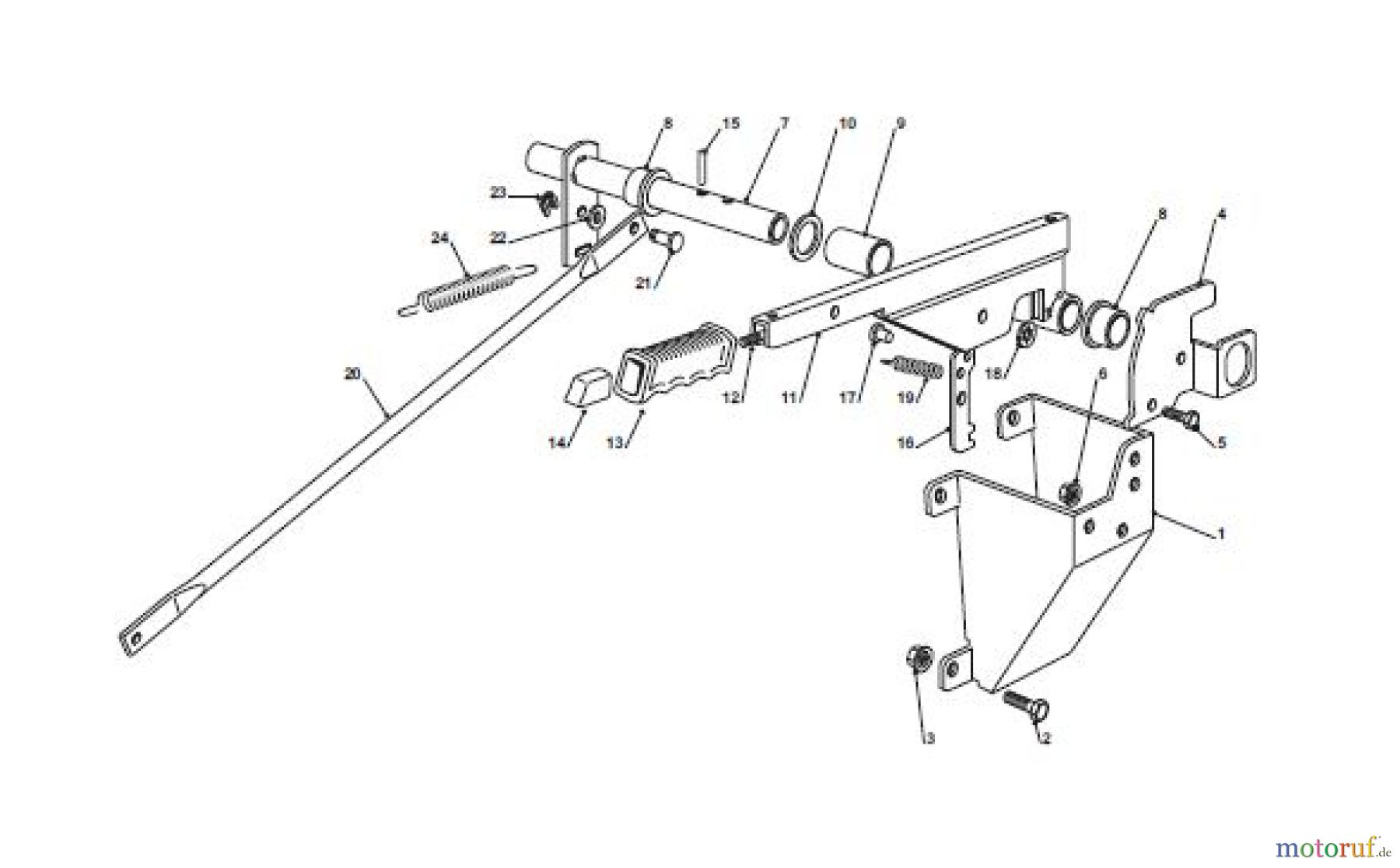 Global Garden Products GGP Aufsitzmäher Sammler Cellecting Pro 2017 TH4X 122 Hydro Cutting Plate Lifting