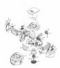 Global Garden Products GGP Baujahr 2017 Akku 2017 Mit Antrieb MCS 470 TRQ Li 80 Ersatzteile Battery Motor Ass.y