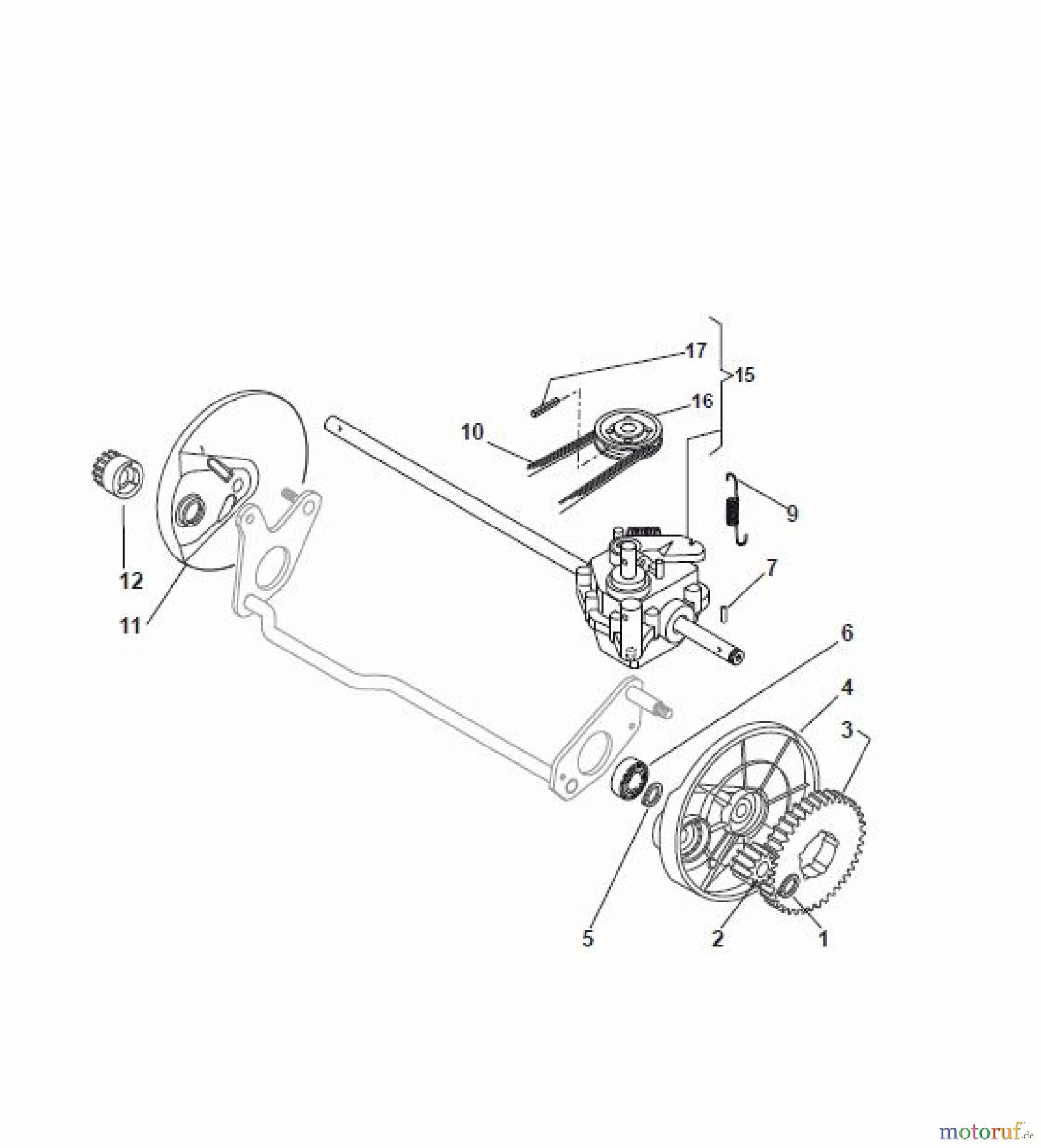  Global Garden Products GGP Rasenmäher Baujahr 2017 Akku 2017 Mit Antrieb MCS 500 TR Li 80 Transmission
