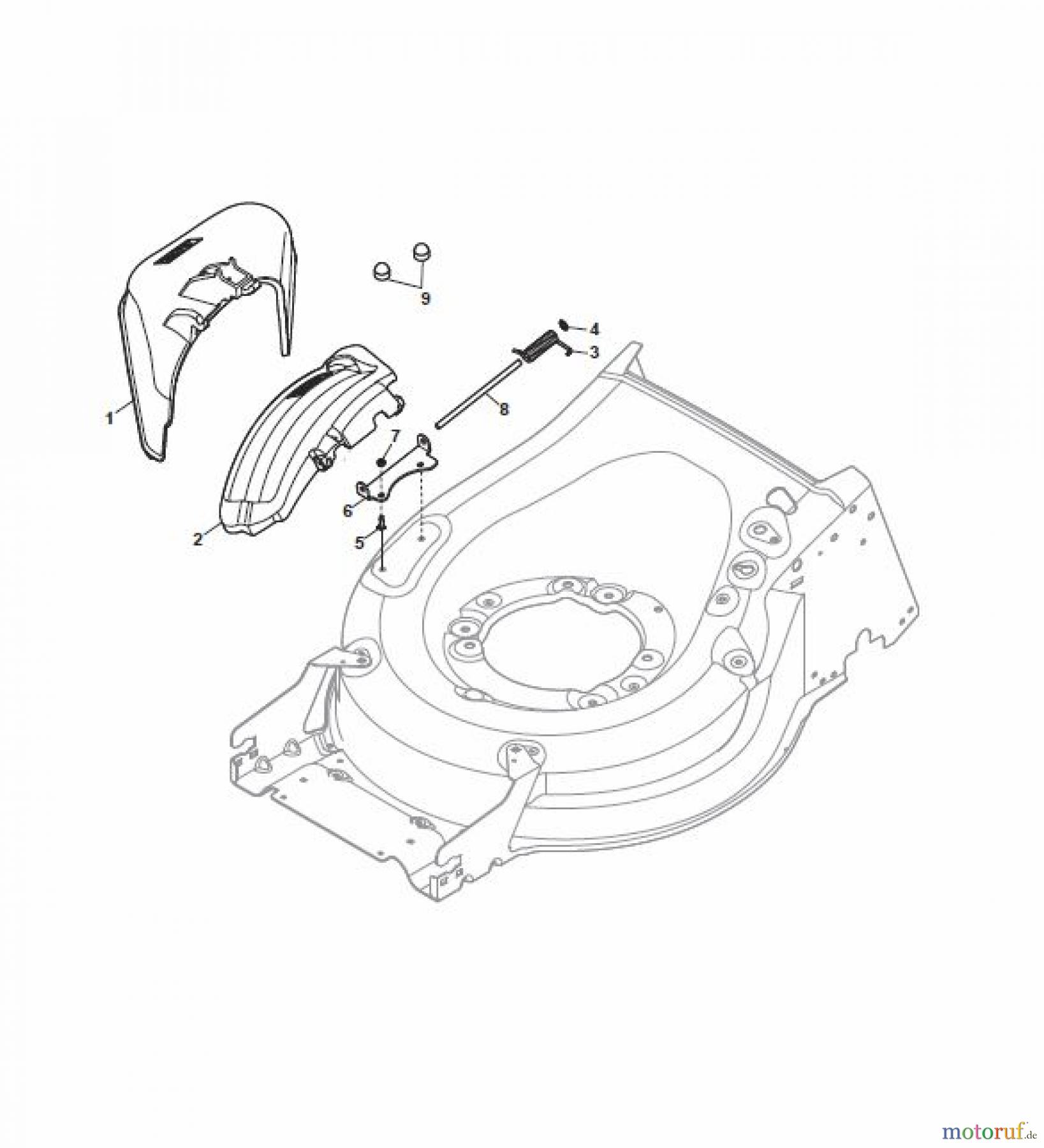  Global Garden Products GGP Rasenmäher Baujahr 2017 Akku 2017 Mit Antrieb MP1 500 SQ Li 80 Ejection-Guard