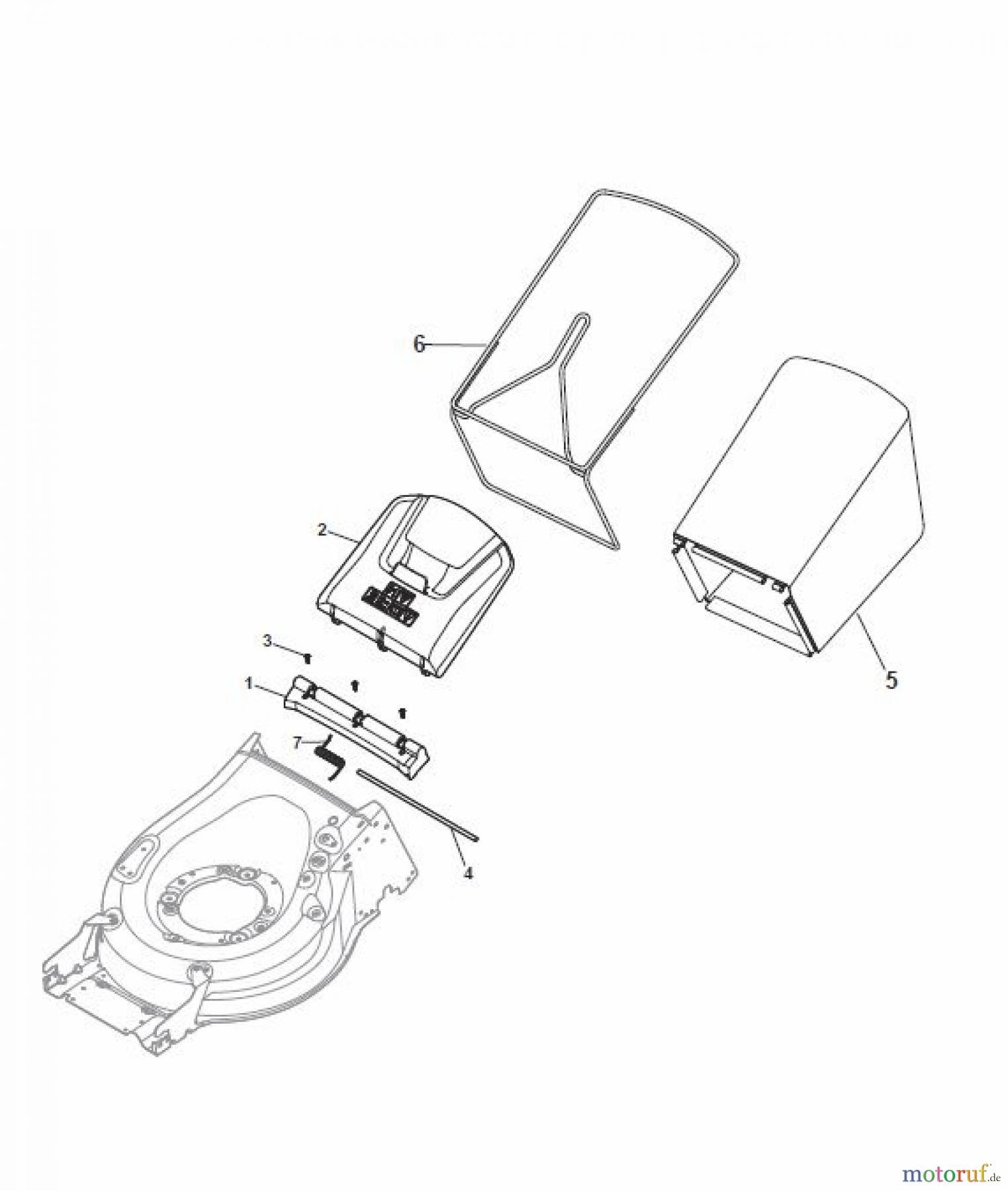 Global Garden Products GGP Rasenmäher Baujahr 2017 Akku 2017 Mit Antrieb MP1 500 SQ Li 80 Grass-Catcher