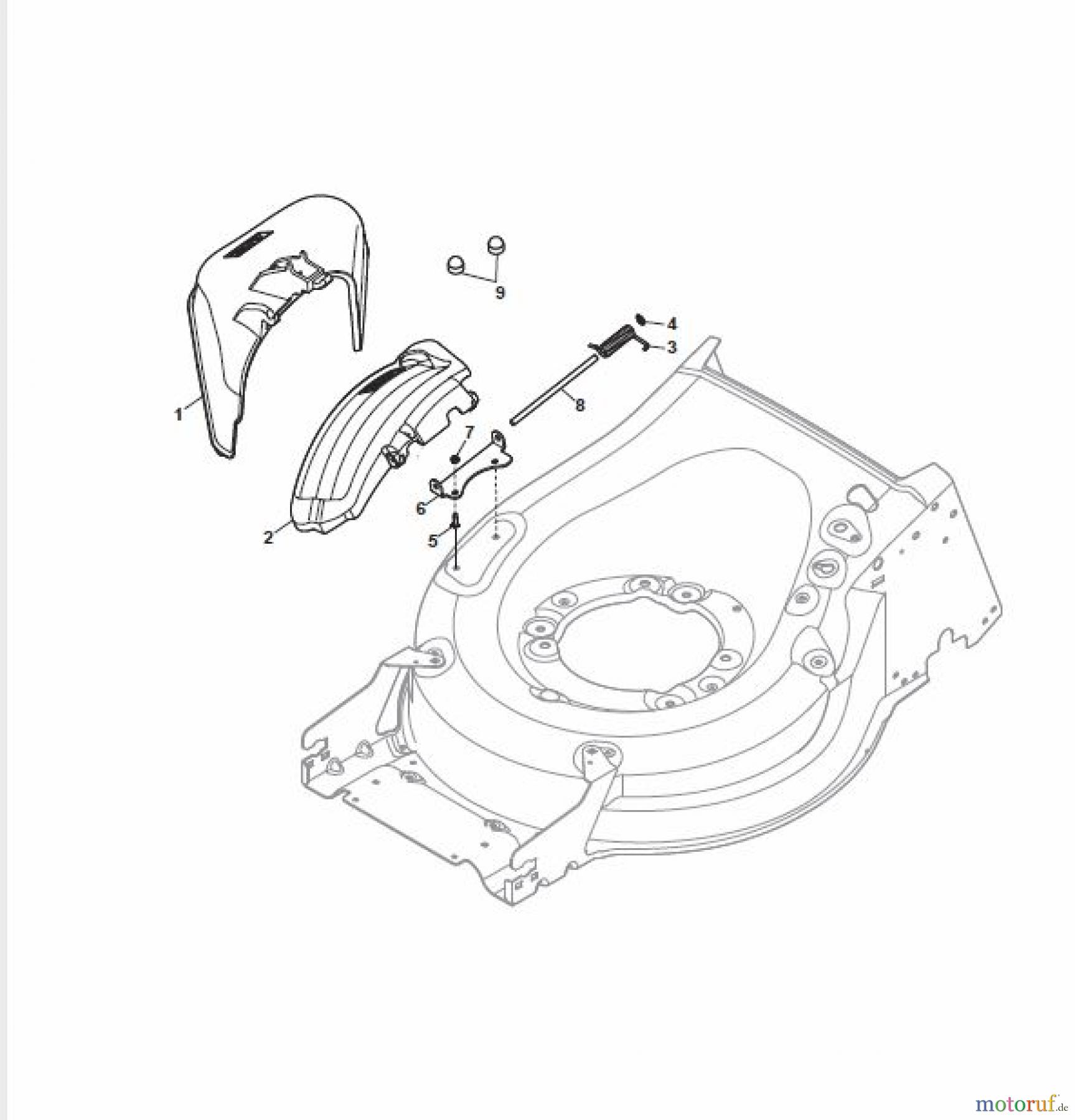  Global Garden Products GGP Rasenmäher Baujahr 2017 Akku 2017 Mit Antrieb MP1 500 WSQ Li 80 Ejection-Guard