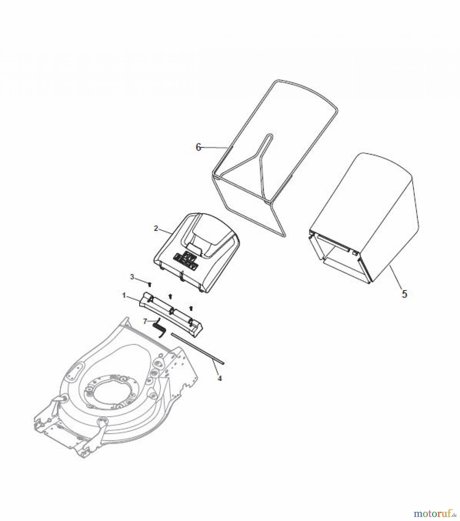  Global Garden Products GGP Rasenmäher Baujahr 2017 Akku 2017 Mit Antrieb MP1 500 WSQ Li 80 Grass-Catcher