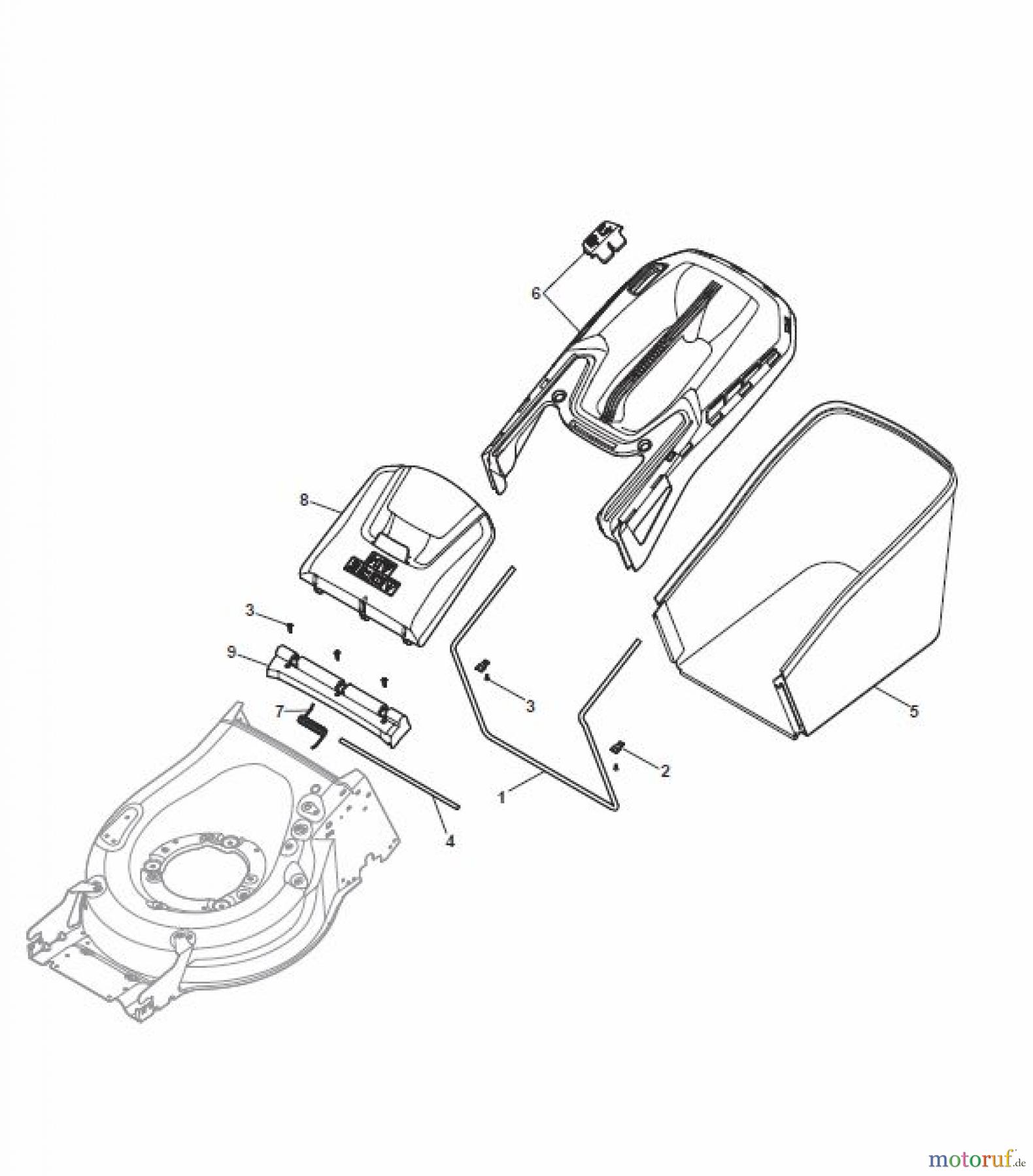  Global Garden Products GGP Rasenmäher Baujahr 2017 Akku 2017 Mit Antrieb MP1 500 WSQ Li 80 Grass-Catcher