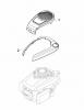 Global Garden Products GGP Baujahr 2017 Benzin Mit Antrieb 2017 CRC-CSC 534 SE - CRC-CSC 534 SQE Ersatzteile Honda Engine Cover