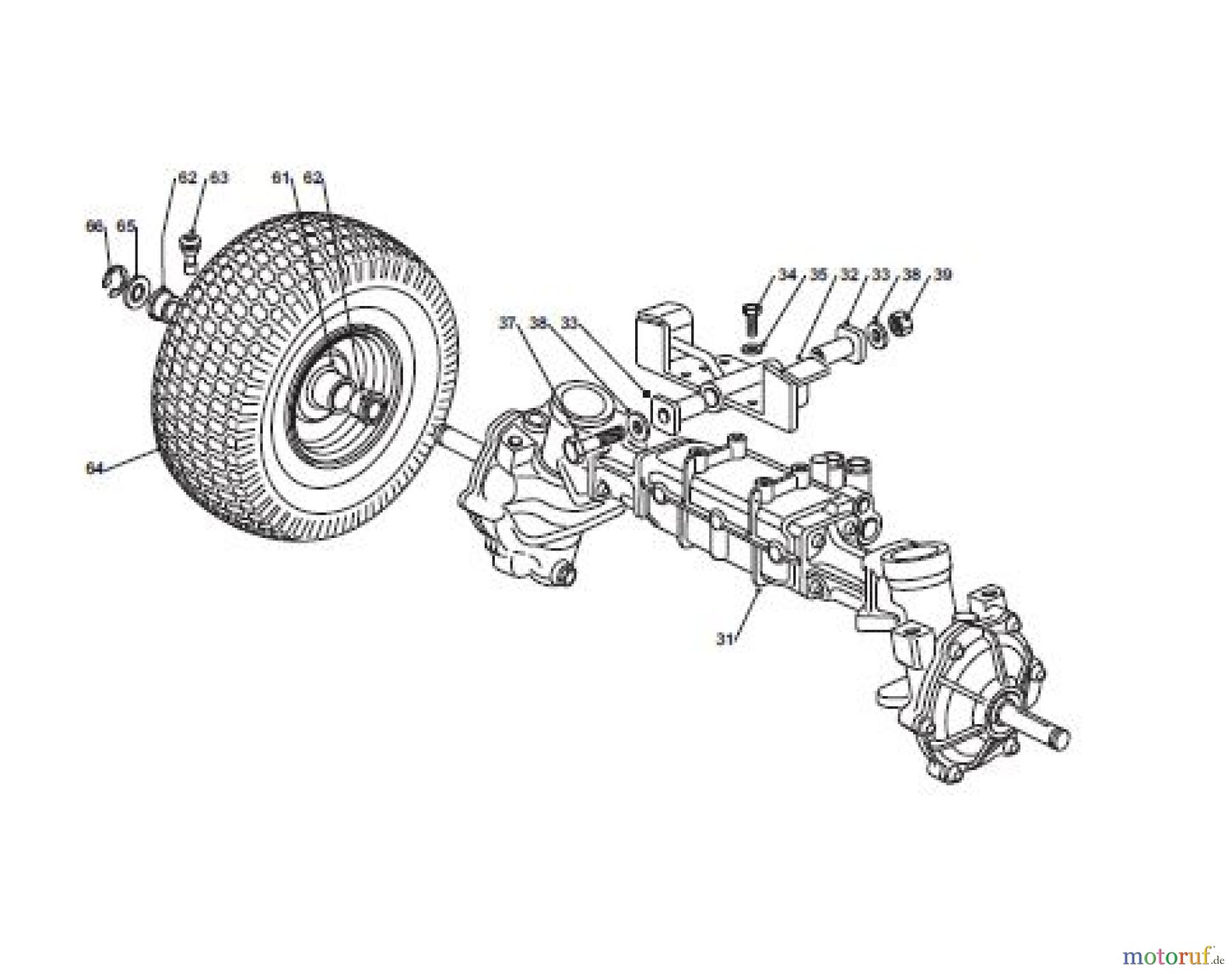 Global Garden Products GGP Aufsitzmäher Sammler Cellecting Pro 2017 TH4Y 102 Hydro Steering - 4WD