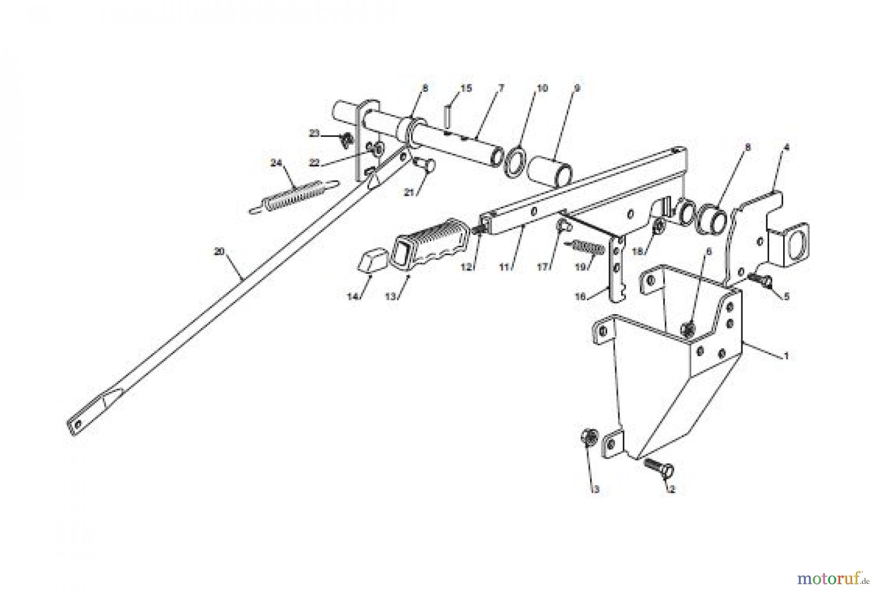 Global Garden Products GGP Aufsitzmäher Sammler Cellecting Pro 2017 TH4Y 102 Hydro Cutting Plate Lifting