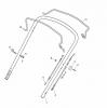 Global Garden Products GGP Baujahr 2017 Benzin Mit Antrieb 2017 CRC-CSC 534 WSE - CRC-CSC WSQE Ersatzteile Handle, Upper Part