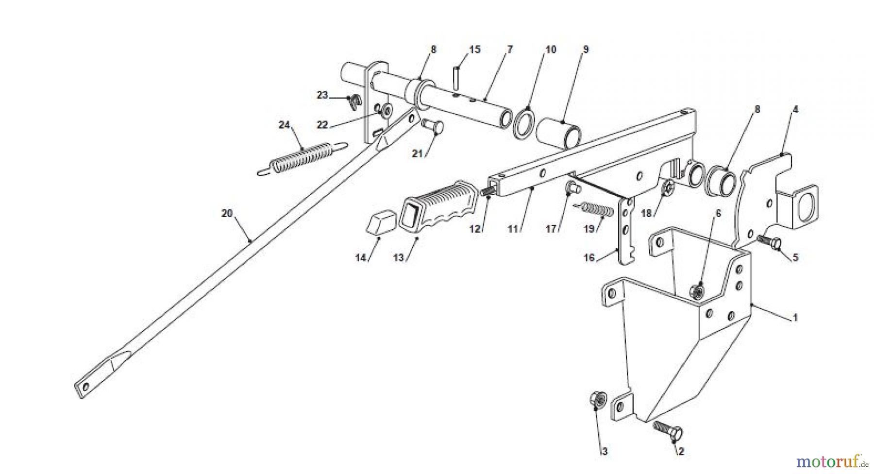 Global Garden Products GGP Aufsitzmäher Sammler Cellecting Pro 2017 THS 122 Hydro Cutting Plate Lifting