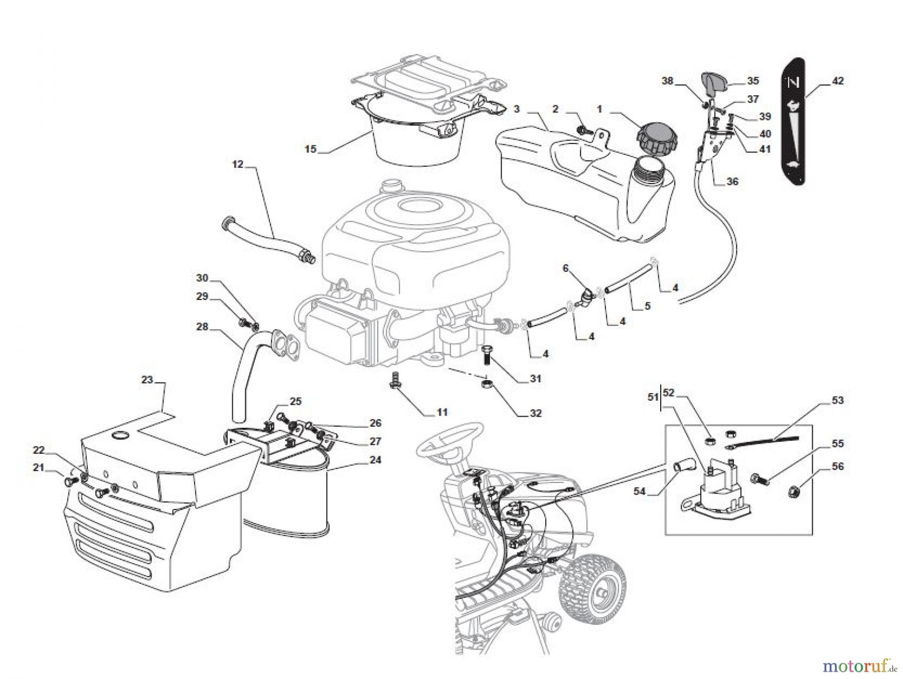  Global Garden Products GGP Aufsitzmäher Sammler Collecting 84cm 2017 MP 84 Engine - B&S 13,5 Hp