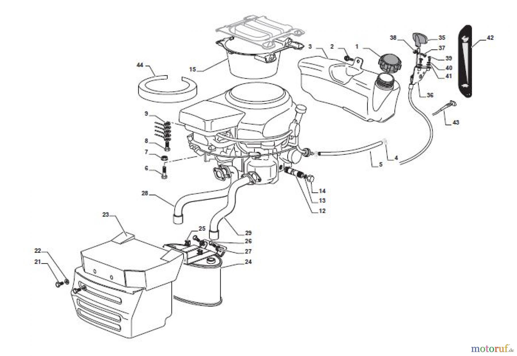  Global Garden Products GGP Aufsitzmäher Sammler Collecting 84cm 2017 MPS 84 Hydro Engine - Honda GCV 530