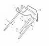 Global Garden Products GGP Baujahr 2017 Benzin Mit Antrieb 2017 CRL-CSL 484 SE - CRL-CSL 484 SQE Ersatzteile Handle, Upper Part
