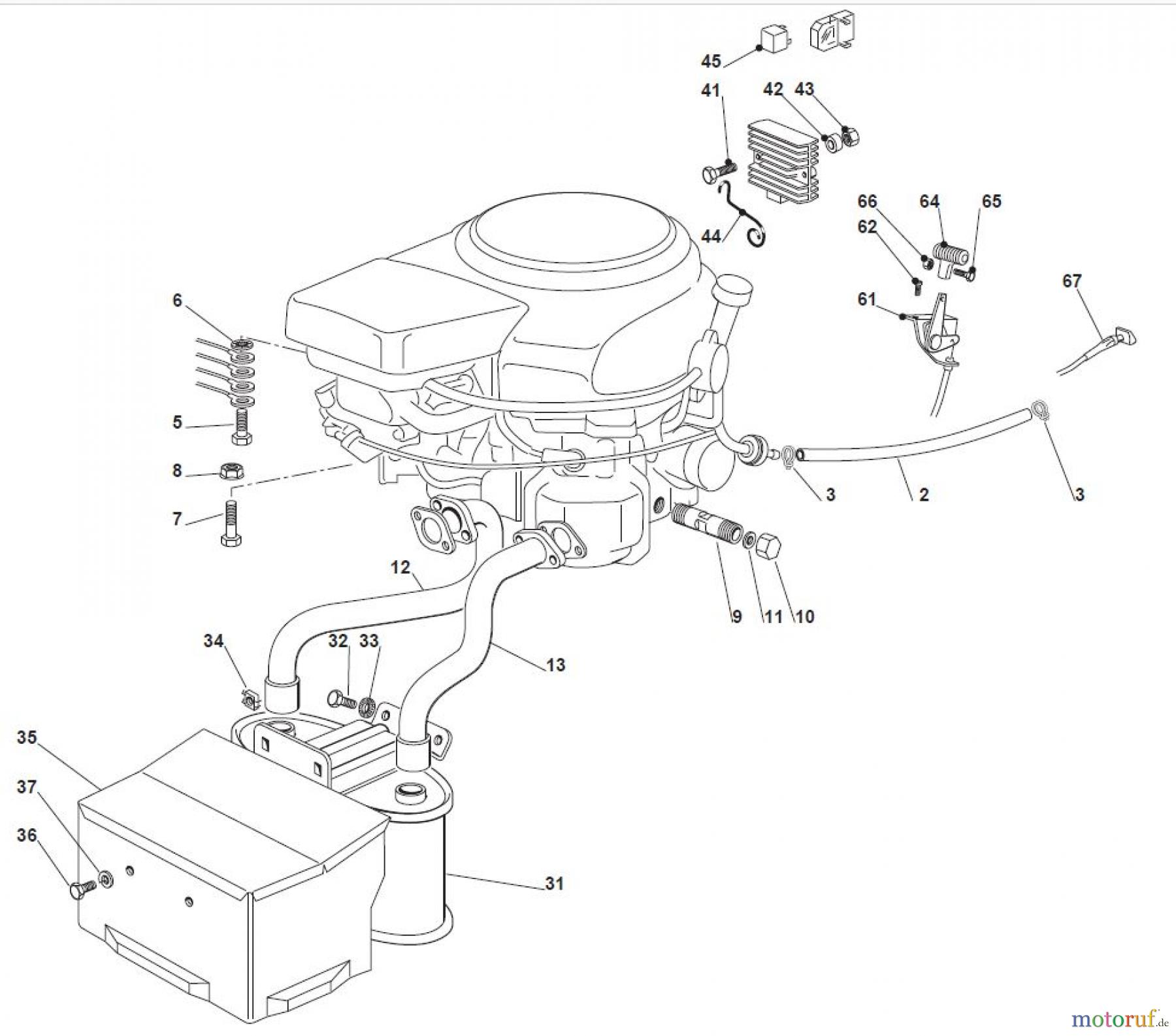 Global Garden Products GGP Aufsitzmäher Sammler Collecting 92cm 2017 NJA 92 Hydro Engine - Honda Gcv 530