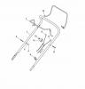 Global Garden Products GGP Baujahr 2017 Benzin Mit Antrieb 2017 EP 414 TR Ersatzteile Handle, Upper Part