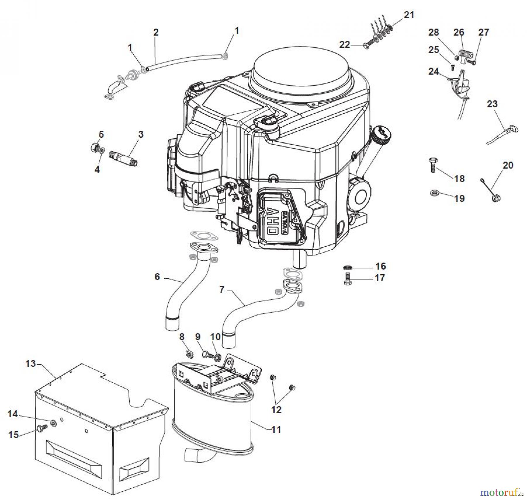 Global Garden Products GGP Aufsitzmäher Sammler Collecting 92cm 2017 NJA 92 Engine - Kawasaki FS 481 V