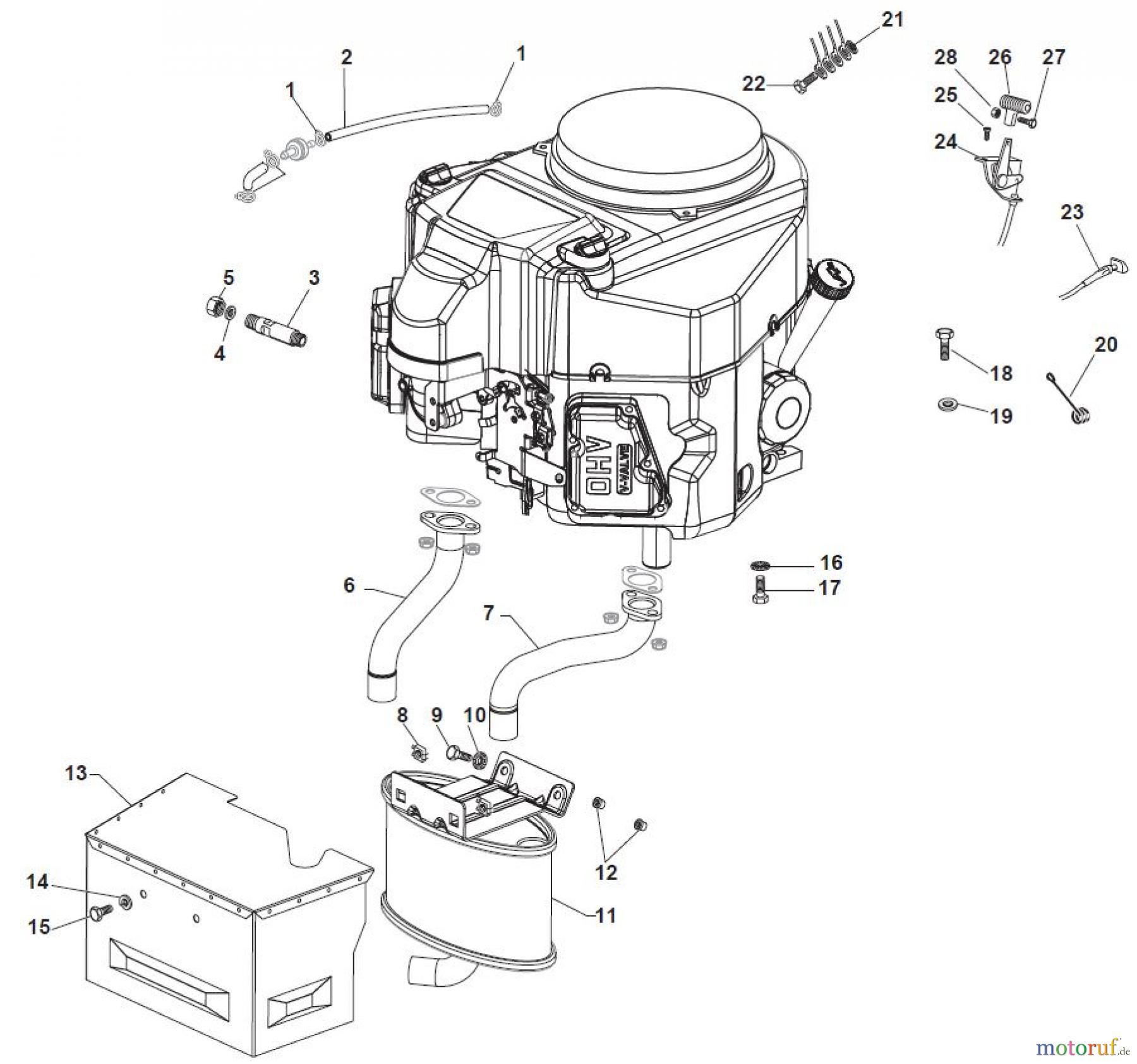 Global Garden Products GGP Aufsitzmäher Sammler Collecting 92cm 2017 NJA 92 Engine - Kawasaki FS 600 V