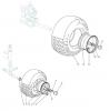 Global Garden Products GGP Sammler Collecting 92cm 2017 NJA 92 Ersatzteile Wheels