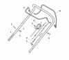 Global Garden Products GGP Baujahr 2017 Benzin Mit Antrieb 2017 ES 534 TR Ersatzteile Handle, Upper Part