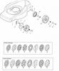 Global Garden Products GGP Baujahr 2017 Benzin Mit Antrieb 2017 ES 534 TR Ersatzteile Wheels - Fixing by Screw