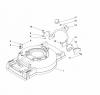Global Garden Products GGP Baujahr 2017 Benzin Mit Antrieb 2017 MC 534 TR Ersatzteile Deck/Handle, Lower Part