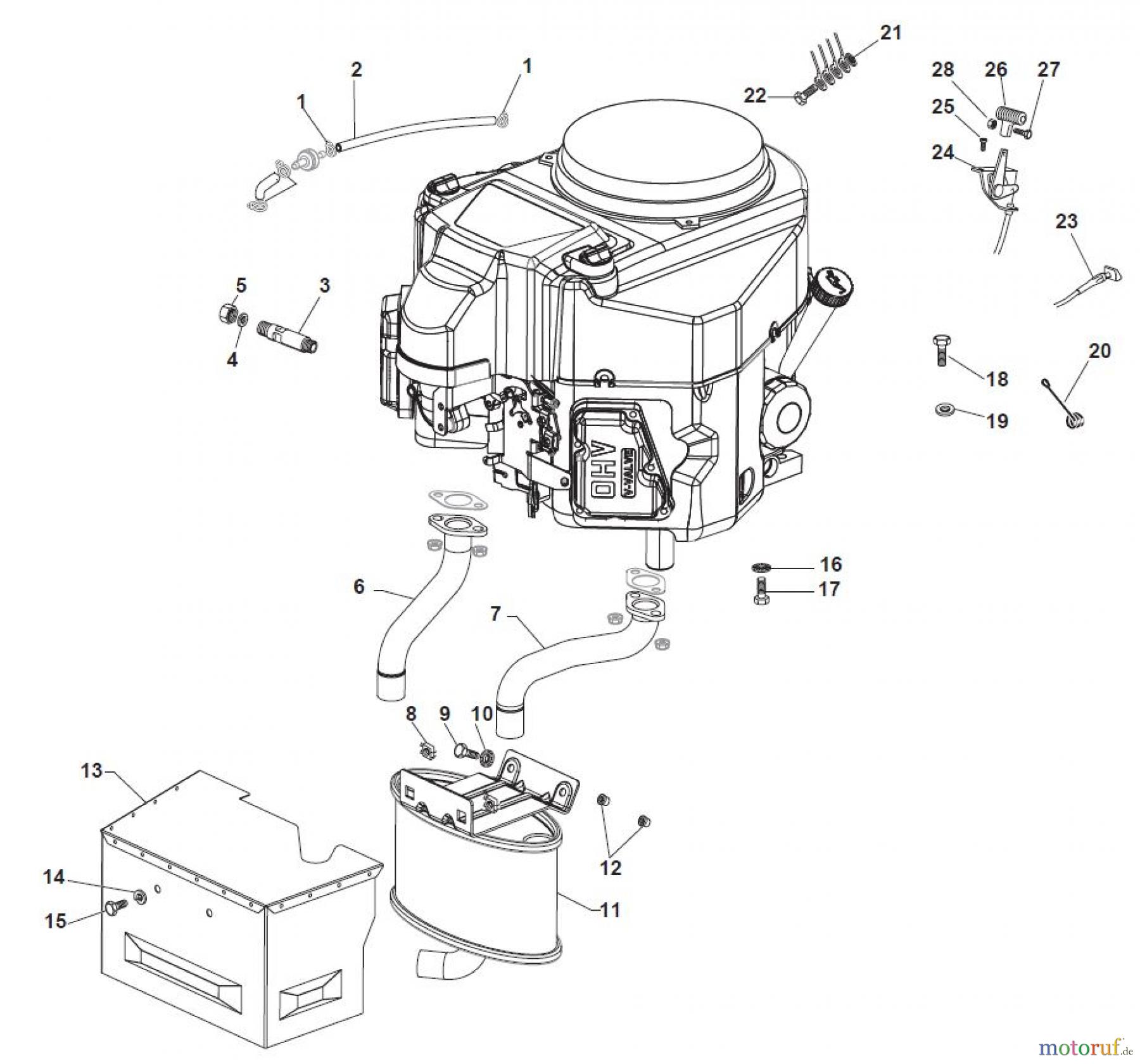 Global Garden Products GGP Aufsitzmäher Sammler Collecting 92cm 2017 NJS 92 Hydro Engine - Kawasaki FS 600 V