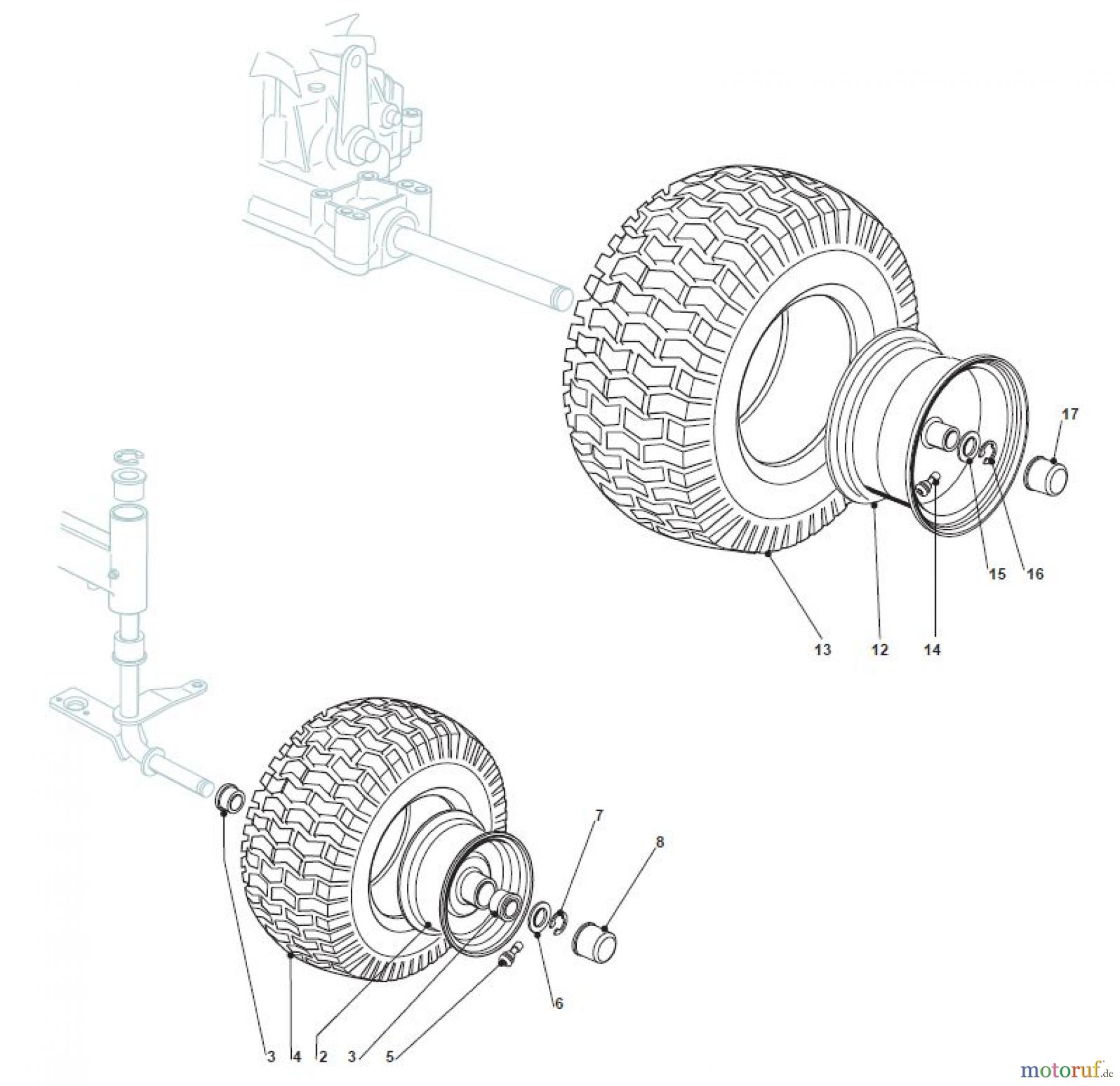  Global Garden Products GGP Aufsitzmäher Sammler Collecting 92cm 2017 NJS 92 Hydro Wheels