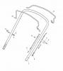 Global Garden Products GGP Baujahr 2017 Benzin Mit Antrieb 2017 MCS 474 TR Ersatzteile Handle, Upper Part