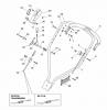 Global Garden Products GGP Baujahr 2017 Benzin Mit Antrieb 2017 MCS 504 TR 4S Ersatzteile Handle, Upper Part